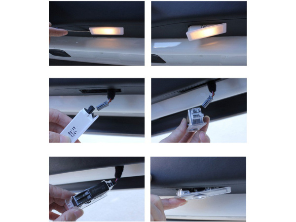 Штатная подсветка дверей со светящимся логотипом Motorsport для BMW E90 E92 E93 F10 F30 M3 M5 M6 E63 E64 E65 E68 F15 F16 E85 E60, комплект 2 шт.