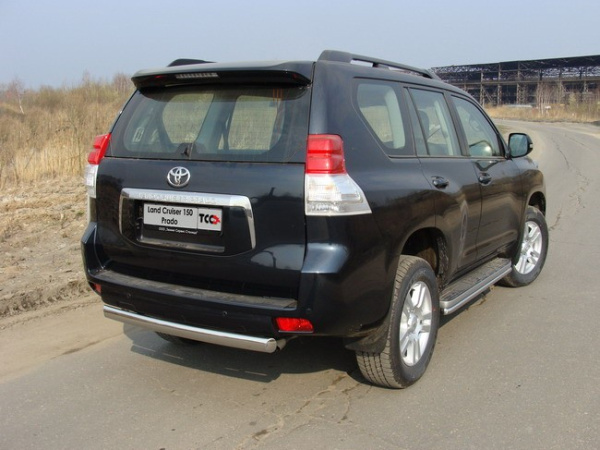 Toyota Land Cruiser Prado (09–/13–) Защита задняя (центральная) 75х42 мм