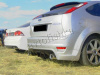 Ford Focus 2 (04 – 08) задняя Юбка Диффузор "Sport" (хетчбек)