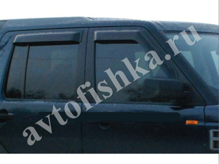 Дефлекторы боковых окон EGR 4 части темные Land Rover Discovery 3 2004-