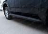 Toyota Land Cruiser LC 300 2021 - н.в. Пороги с подсветкой черные