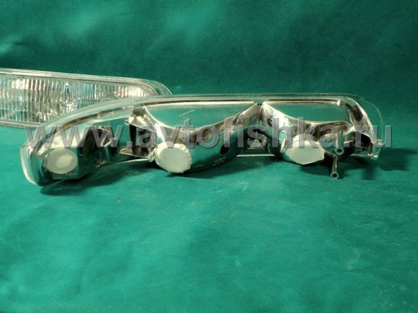 Chevrolet Tahoe, Suburban (99-06) фонари передние хромированные, подфарные, комплект 2 шт.