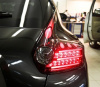 Nissan Juke (10-) фонари задние диодные хром-красные, комплект 2 шт.