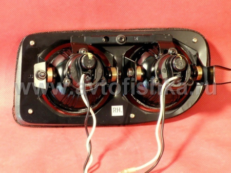 Toyota Land Cruiser 100 фары противотуманные двойные в корпусе, комплект 2 шт.