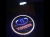Штатная подсветка со светящимся логотипом Toyota вместо штатного фонаря подсветки ног в двери, комплект 2 шт