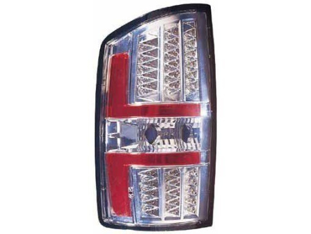 Dodge RAM (02-06) пикап, фонари задние светодиодные хромированные, комплект 2 шт.