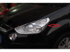 Ford S-Max (06-) хромированные декоративные накладки на передние фары, пластик, комплект 2 шт.