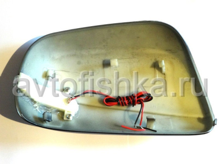 Toyota Camry 40 (2006-2009), Corolla, Vios, Yaris (2006-) корпуса боковых зеркал под покраску, со светодиодными поворотниками, комплект 2 шт.