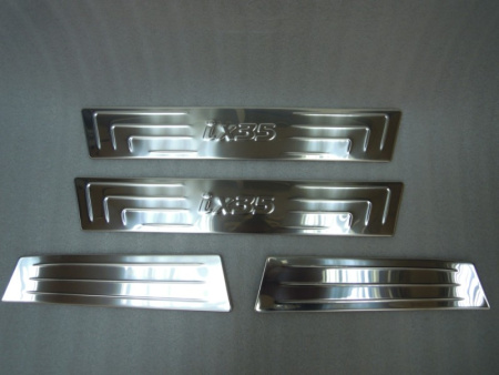 Hyundai ix35 (10–/14–) Накладки на пороги, нерж., 4 части