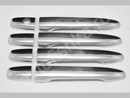 Mitsubishi Outlander (2001-2007) накладки на ручки дверей из нержавеющей стали, 4 шт.