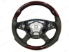 Mercedes W164, T245, W251 (05-08) руль, дизайн AMG, черная кожа - дерево орех
