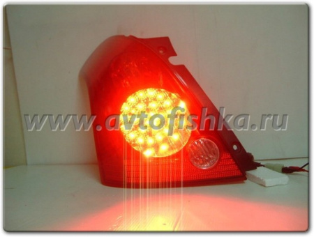 Suzuki Swift (04-) фонари задние светодиодные красные, комплект 2 шт.