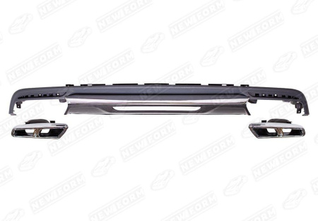 Mercedes-Benz S-Klasse W222 2013 - 2017 Диффузор заднего бампера с насадками 6.5 AMG