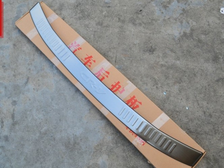 Honda CR-V (2010-2011) накладка заднего бампера из нержавеющей стали, верхняя, хромированная