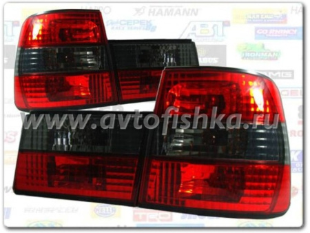 BMW 5 E34 (88-94) фонари задние красно-тонированные, комплект лев.+прав.