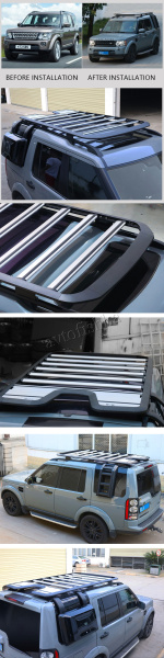 Land Rover Discovery 4 (12-) багажник на крышу, алюминий