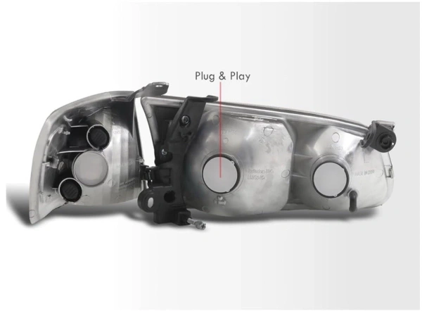 Toyota Camry V20 (00-01) SXV20, MCV20 фары передние черные, комплект 2 шт.