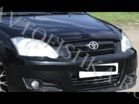 Дефлектор капота темный Toyota Corolla хэтчбек 2002-2006