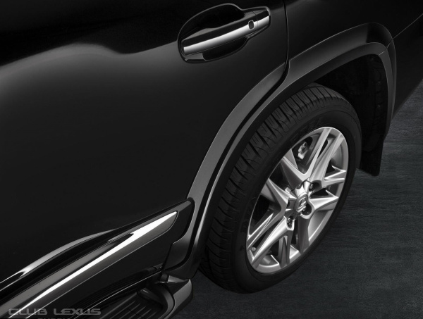 Расширители арок (фендеры) Lexus LX570 2007-2015 дизайн EFLORD