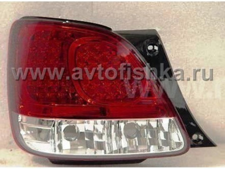 Toyota Aristo, Lexus GS3 (97-04) фонари задние красно-хромированные светодиодные.