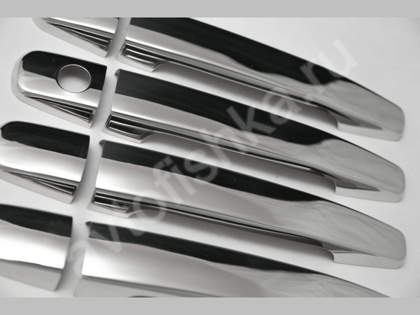 Mercedes E class W210 (1995-2002) накладки на ручки дверей из нержавеющей стали, 4 шт.