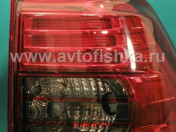 Mitsubishi Pajero 4 (2006-) фонари задние светодиодные красно-тонированные, комплект 2 шт.