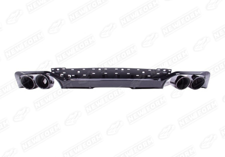 BMW X4 G02 рестайлинг 2021 - н.в. Диффузор заднего бампера с насадками на глушитель X4M F98