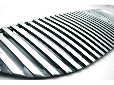 Ford Explorer Sport Truck (06-) накладки на решетки радиатора и переднего бампера алюминиевые, горизонтальный дизайн, комплект - 4 шт.