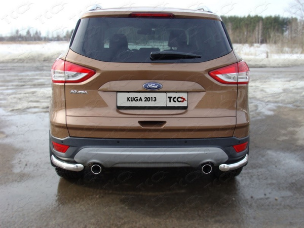 Ford Kuga (13–) Защита задняя (уголки) 60,3 мм