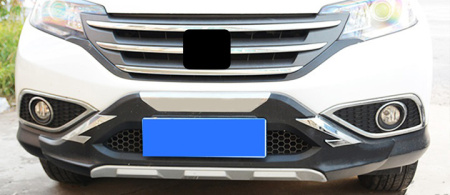 Honda CR-V (2012-2015) накладка переднего и заднего бампера, дизайн оригинал