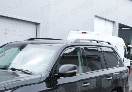 Lexus LX 570 (2 рестайлинг) 2015 - н.в.  Рейлинги на крышу черные