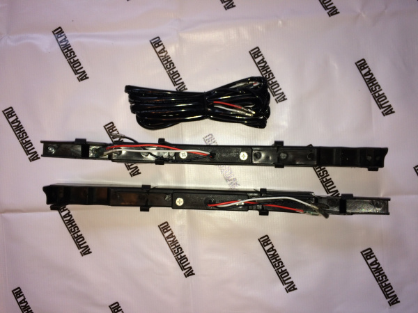 Toyota Land Cruiser 200 (08-) светодиодные DRL фары дневного света (дневные ходовые огни) - LED Daytime Running Lights, белый свет 6000К, 24 светодиода