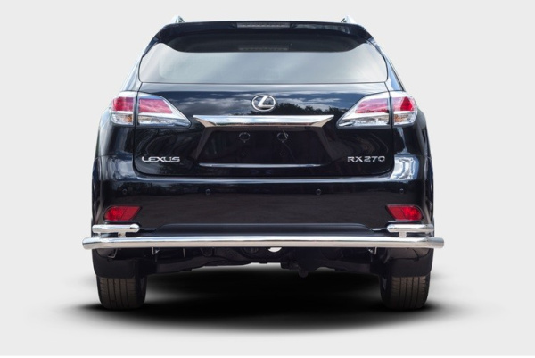 Lexus RX (12–) Защита задняя труба 60/42 мм