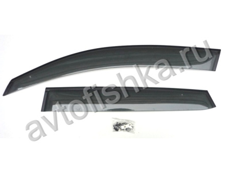 Audi Q5 (2008-) дефлекторы боковых окон дымчатые, дизайн оригинал