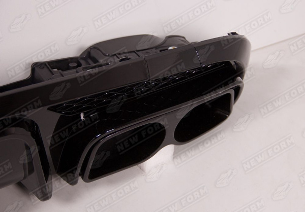 Mercedes-Benz C-Klasse W205 рестайлинг 2018 - 2021 Диффузор заднего бампера с насадками Brabus