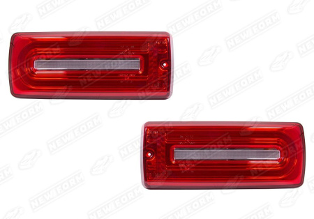 Mercedes-Benz G-Klasse W463 1990 - 2018 Фонари задние красные стиль 2018