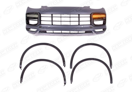 Porsche Cayenne 958 958 2010-2014 Бампер передний рестайлинг 2022