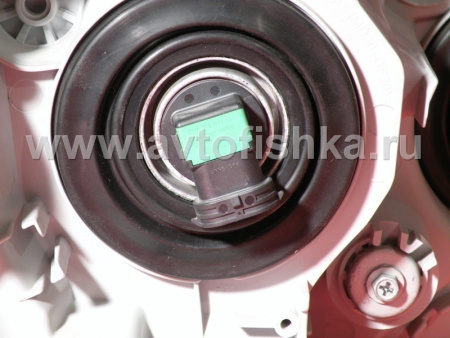 Toyota Camry V40 (2006-2009) фары передние линзовые черные, со светящимися ободками, комплект 2 шт.