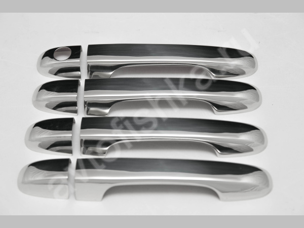Hyundai i30 (2006-) накладки на ручки дверей из нержавеющей стали, 4 шт.