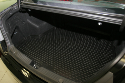 Коврик в багажник HYUNDAI Sonata 2010-> сед. (полиуретан)