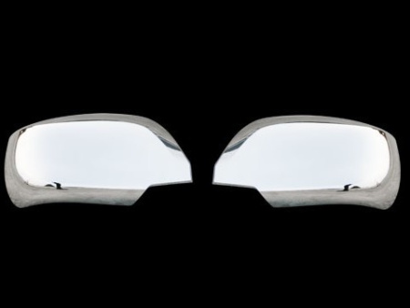 Hyundai Tucson ix35 (10-) хромированные пластиковые накладки на боковые зеркала, комплект 2 шт.