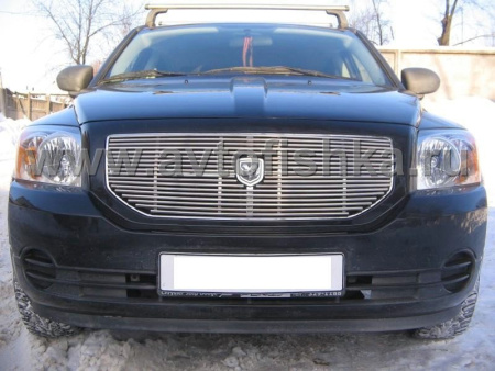 Dodge Caliber (06-) накладка на решетку радиатора