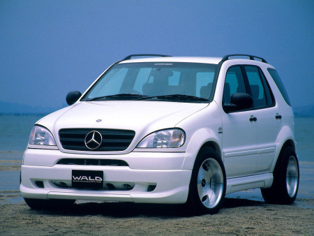 Mercedes ML-Class W163 (97-01) Накладка WALD на передний бампер