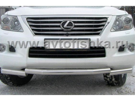Lexus LX570 передняя защита бампера, труба 70 мм