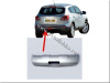 Nissan Qashqai (06-) накладка заднего бампера нижняя серебристая.
