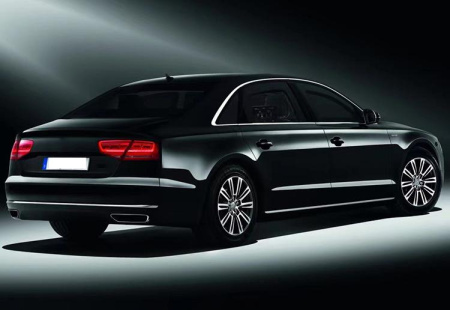 Двойной выхлоп W12 для Audi A8 2011-2014 - нержавейка