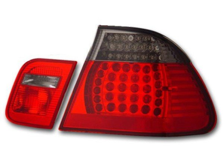 BMW 3 E46 (98-03) седан фонари задние светодиодные красно-тонированные, комплект лев.+прав.