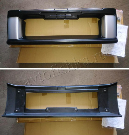 Mitsubishi Pajero 4 (06-) накладка переднего бампера