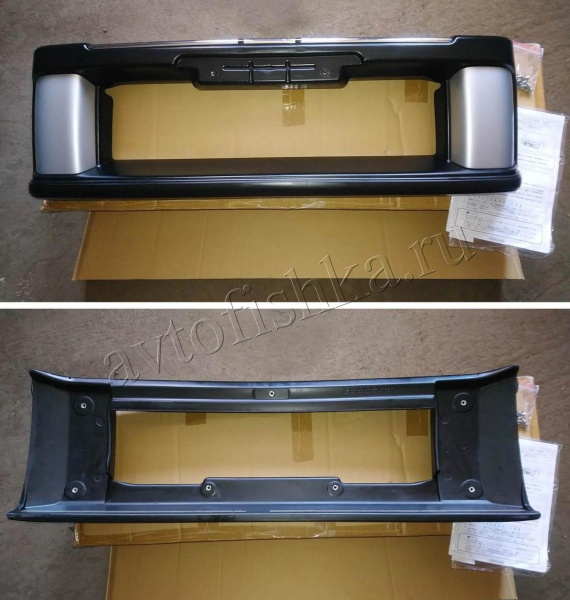 Mitsubishi Pajero 4 (06-) накладка переднего бампера