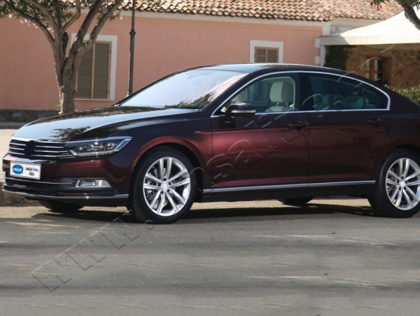 Volkswagen Passat (14–) Молдинг дверной - низ, нерж., 8 частей, седан